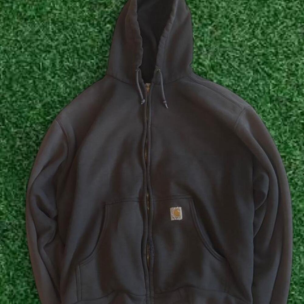 Heavyweight carhartt jacket faded black